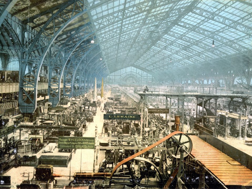 galleria delle macchine esposizione universale del 1900 a parigi