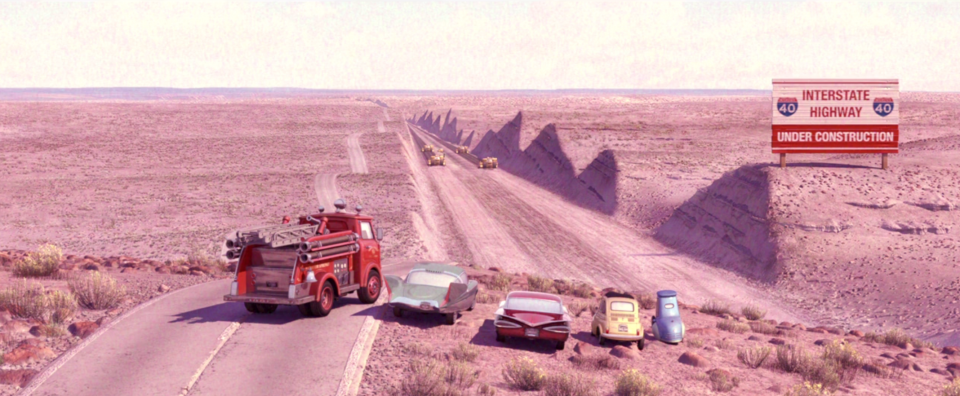 Cars storia Route 66 