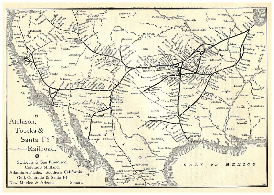 Walt Disney Marceline - mappa della ferrovia 