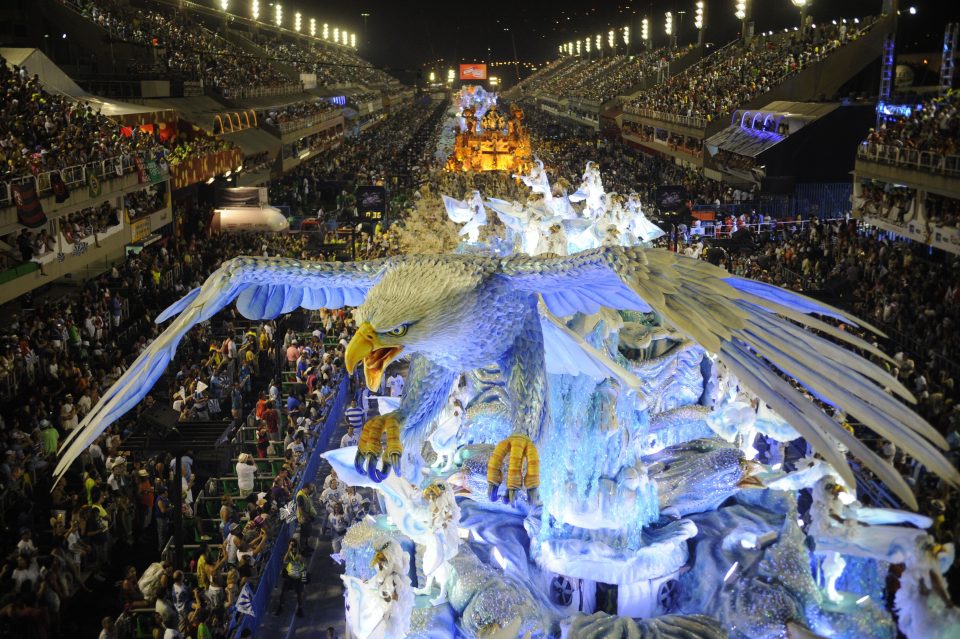 sfilata della Portela a Rio durante il carnevale