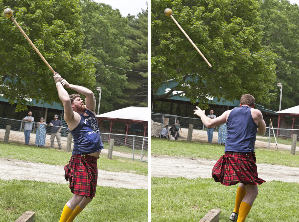lancio del martello - highland games
