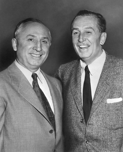Roy O. Disney e il fratello Walt