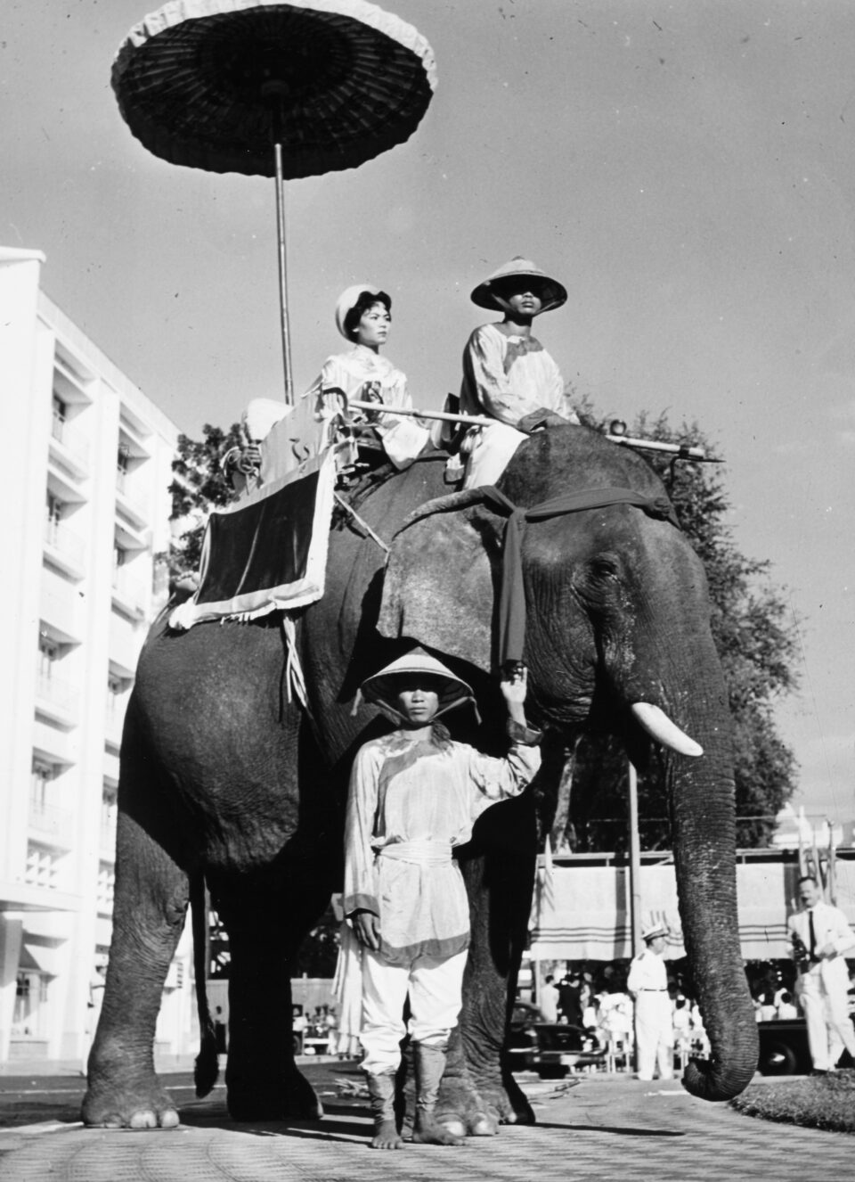 storia sorelle Trung Vietnam - parata in onore delle sorelle a Saigon nel 1961