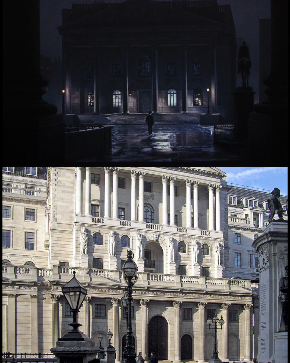 London locations Mary Poppins - bank of england