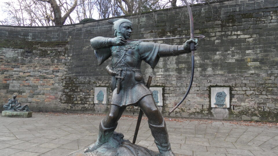 Statua di Robin Hood - Nottingham e la foresta di Sherwood