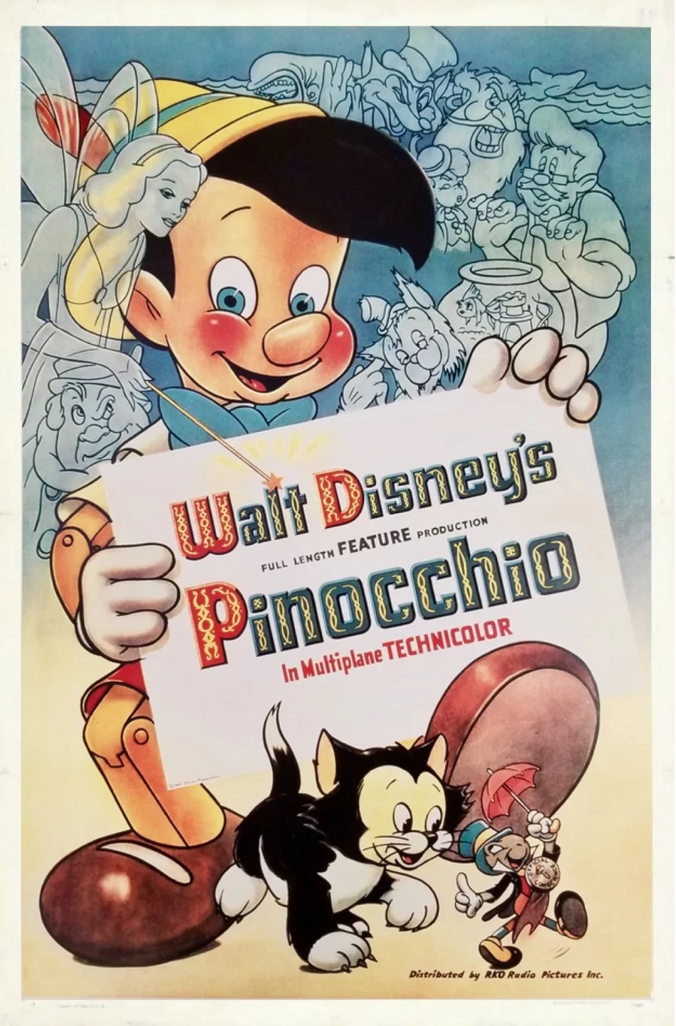 Locandina del film Disney Pinocchio