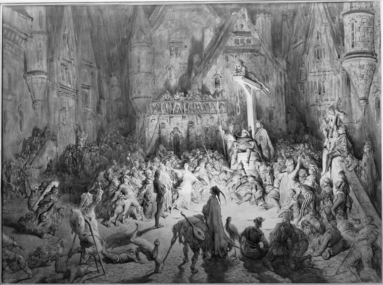 Storia della Corte dei Miracoli - illustrazione di Gustave Doré