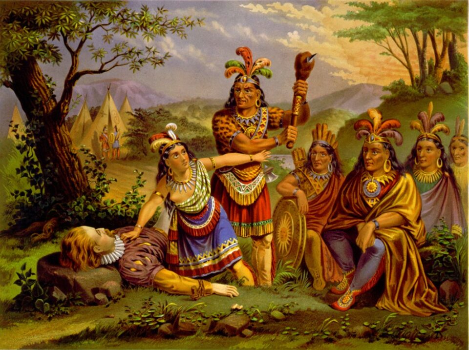 Pocahontas e John Smith