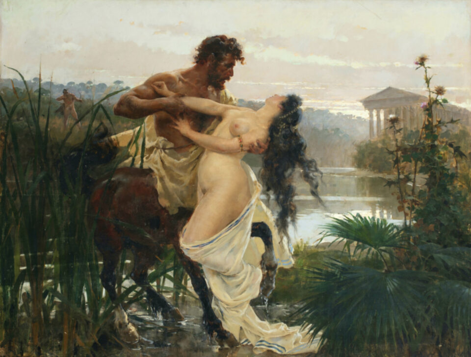 Nesso e Deianira -personaggi mitologici Hercules